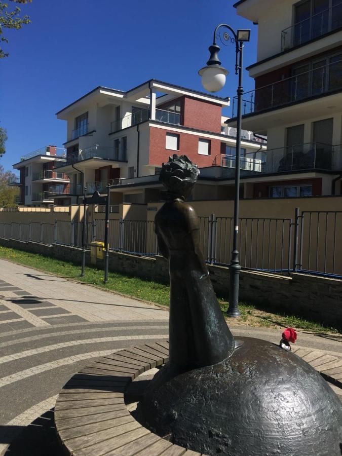 Apartament Nadmorski Z Basenem Klifowa Rewal Bagian luar foto